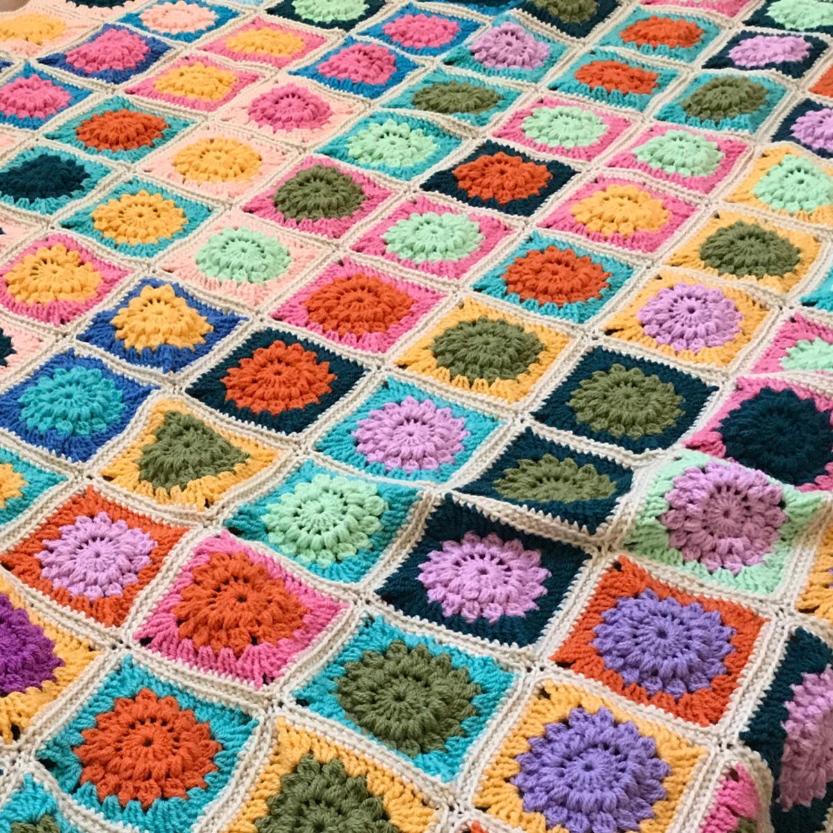 crocheted afghan